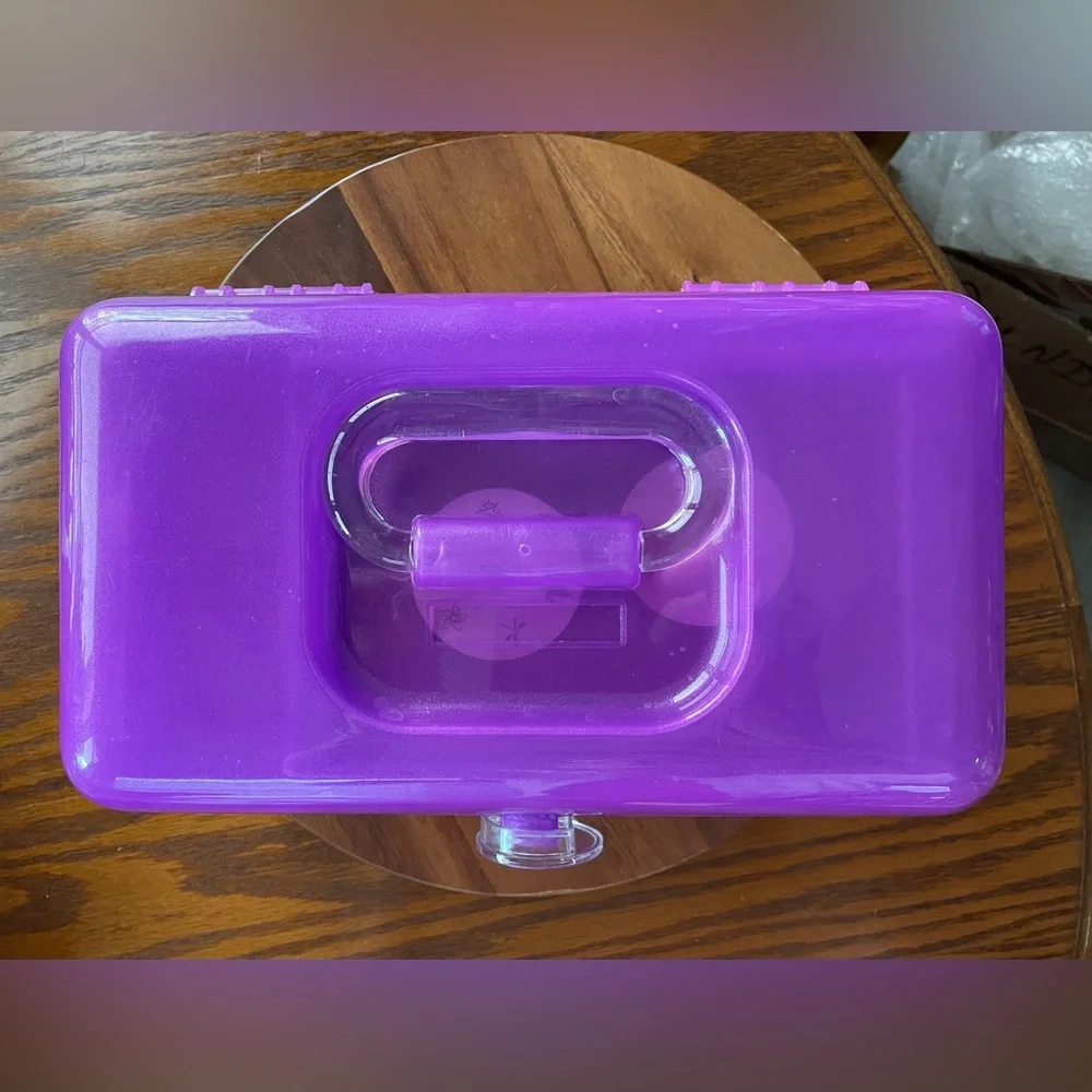 **VINTAGE** Caboodle Makeup Case Organizer - Color Collisions - 2622 - Purple